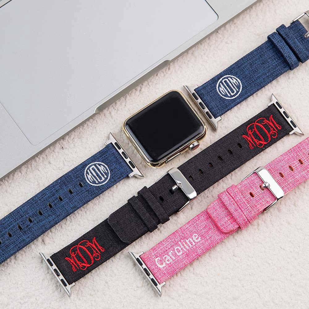 Armband für Apple Watch personalisiert – Black, 42/44MM:210*22MM(8.3*0.87INCH)